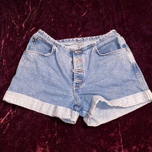 High waisted 90s Denim Shorts | Medium
